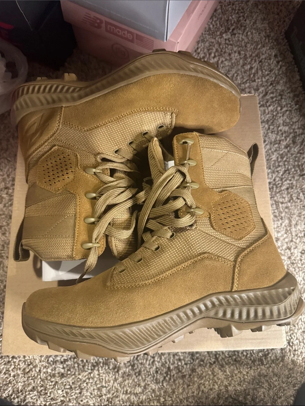 Men’s Tan Tactical Boots